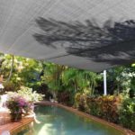 Shade over swimming pool — Shade Sails in Edmonton, QLD