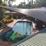 Covered swimming pool — Shade Sails in Edmonton, QLD
